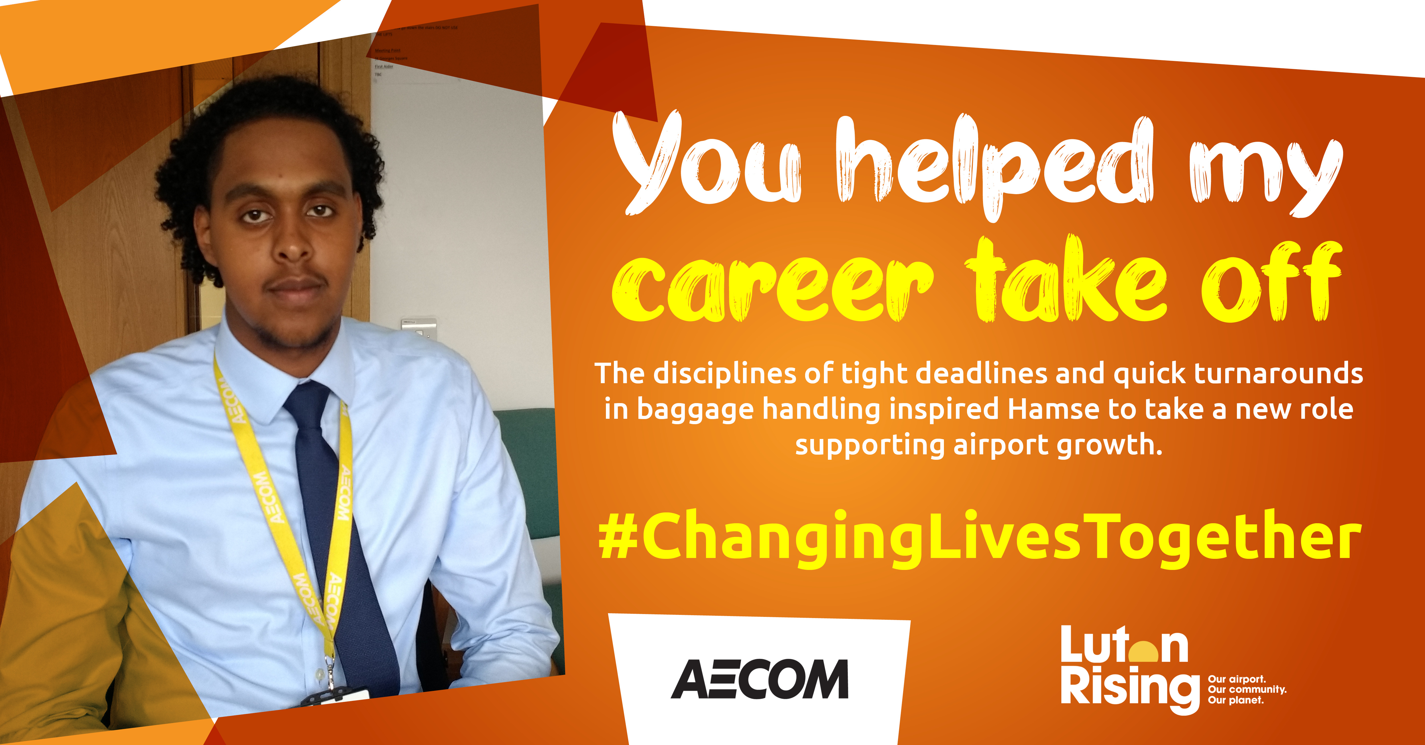 Airport job recipient poster