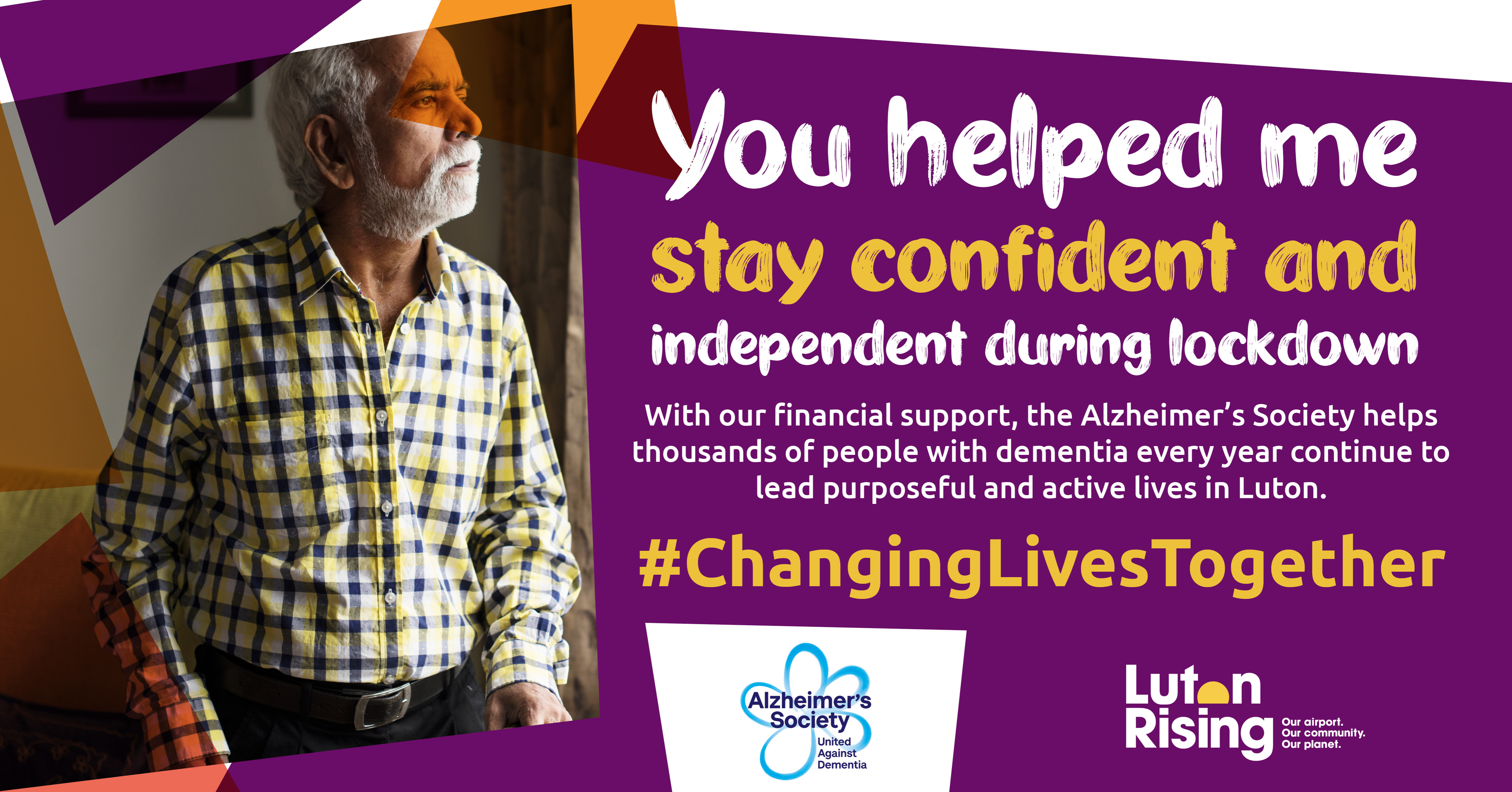 Alzheimer's Society recipient poster