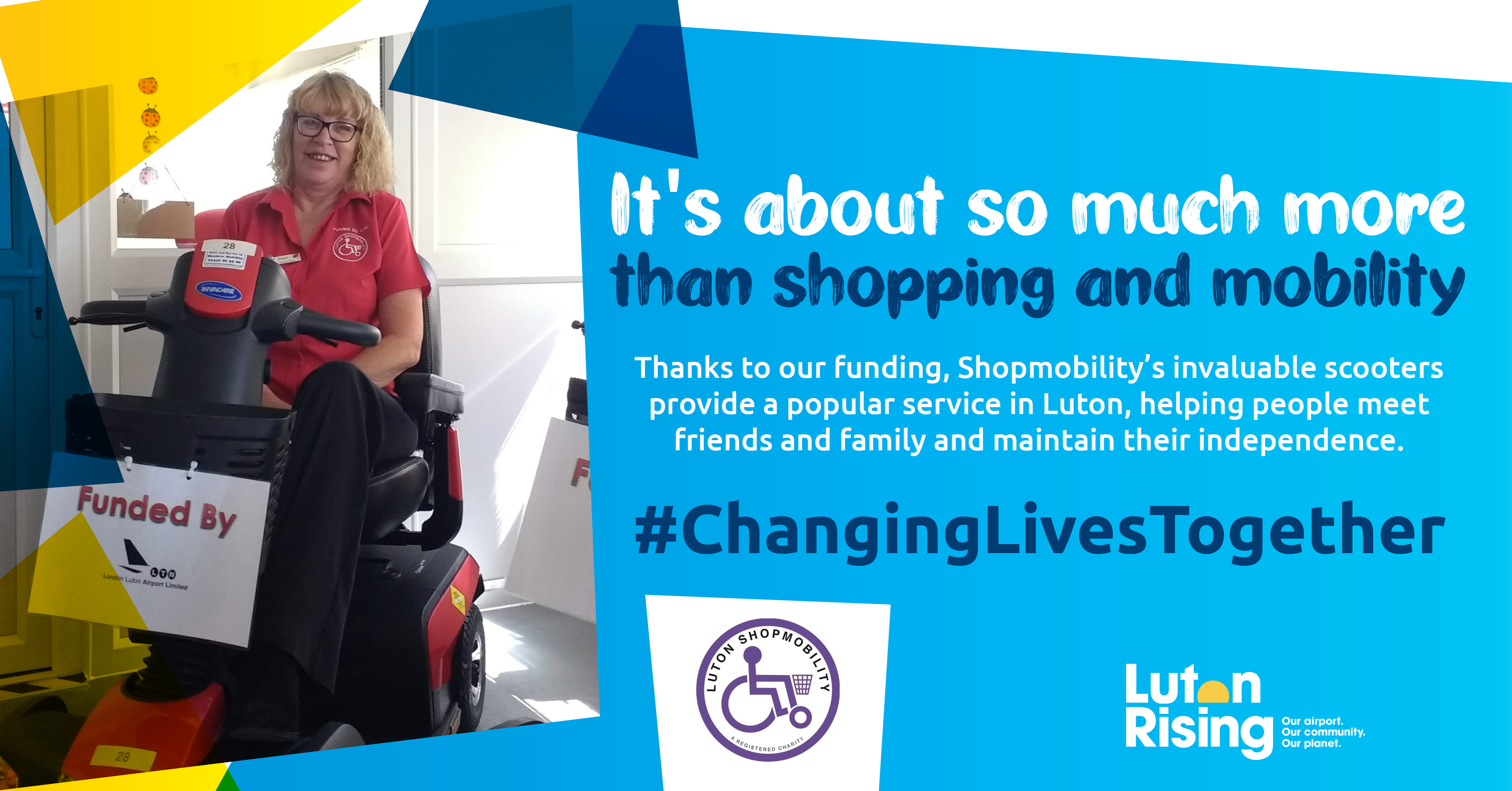 Shopmobility recipient poster