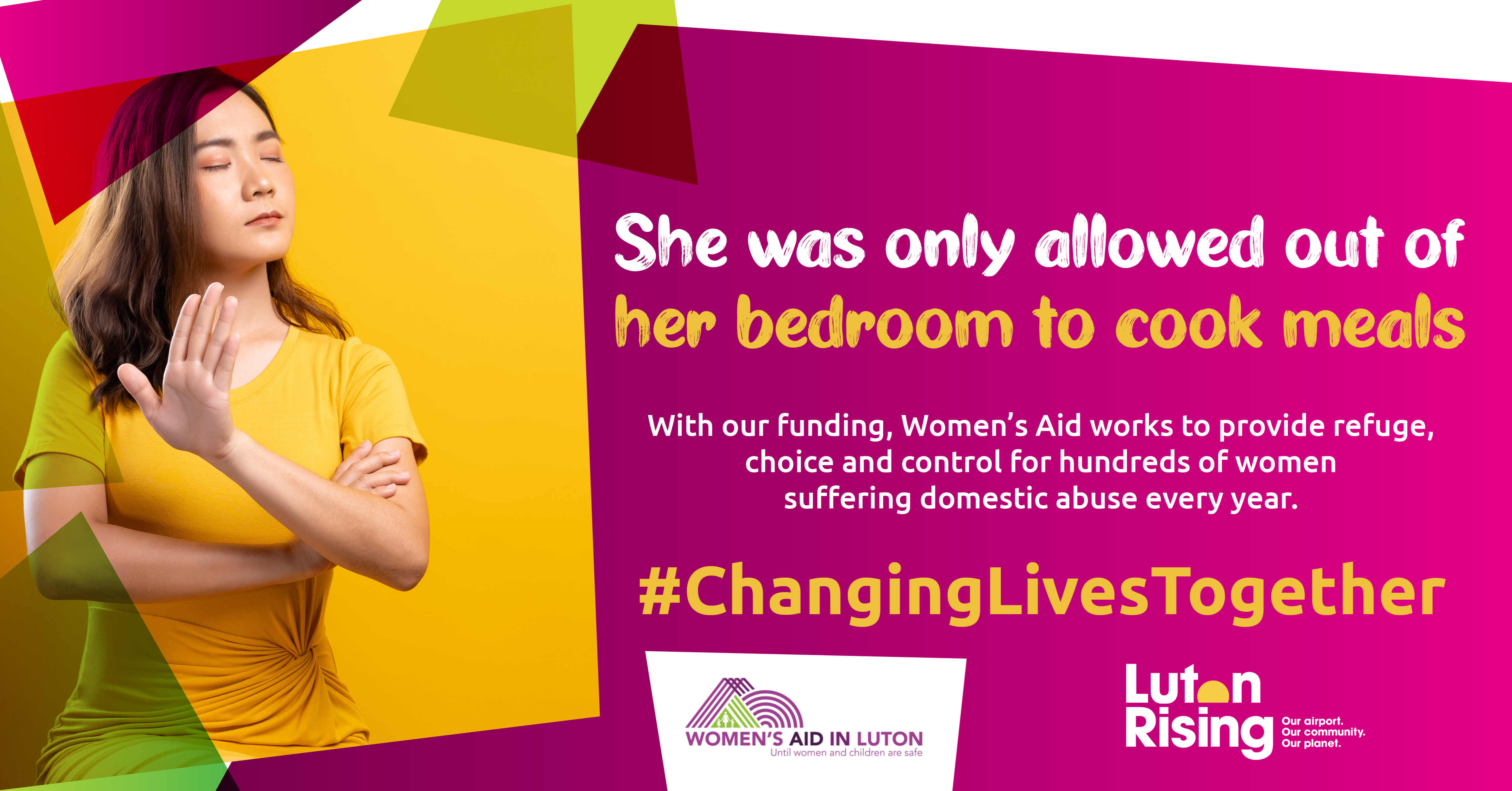 Women's Aid recipient poster